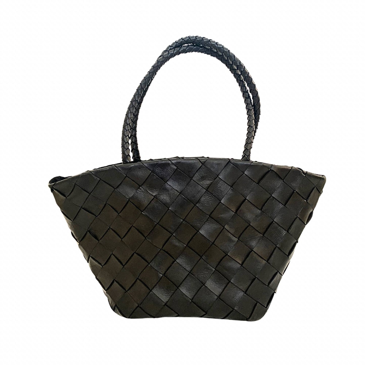 Oaklee Handwoven Leather Tote - Luxe EQ