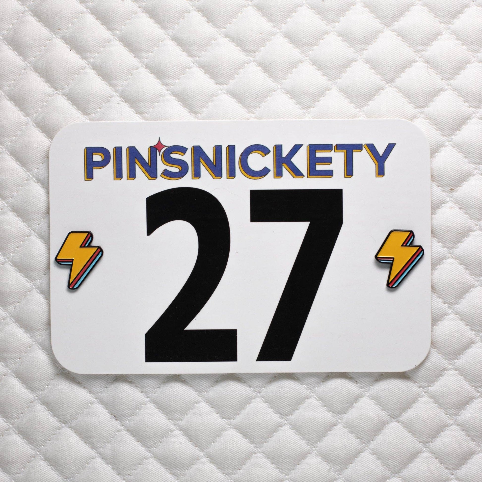 Lightning Bolt Pins: Electric Yellow - Luxe EQ
