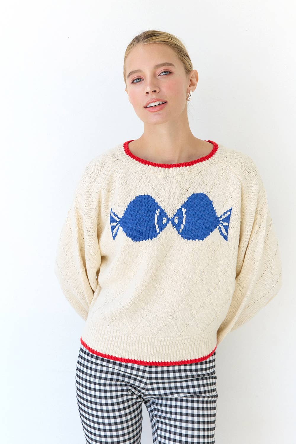 Kissing Fish Sweater - RSW1084 - Luxe EQ