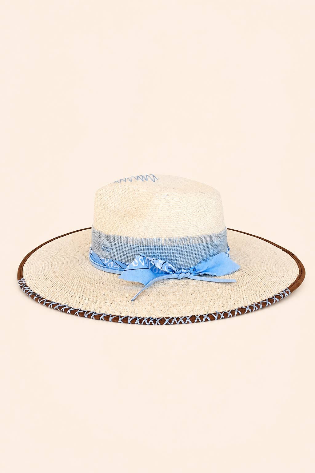 Polina Straw Indiana Crown Hat - Luxe EQ