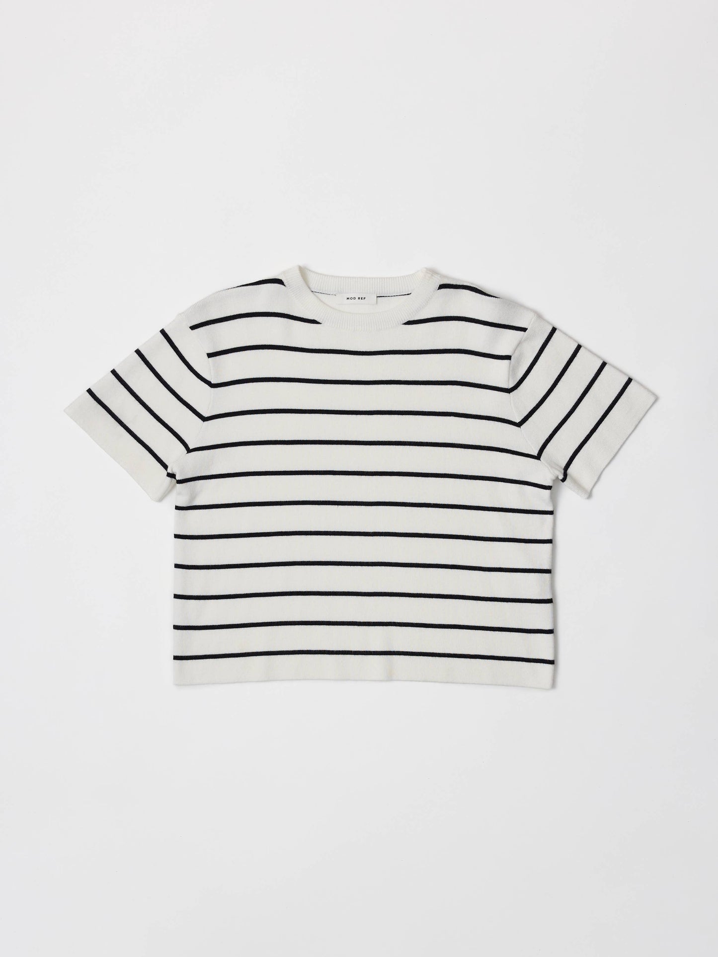 The Sade Top | Striped Boxy T-Shirt - Luxe EQ