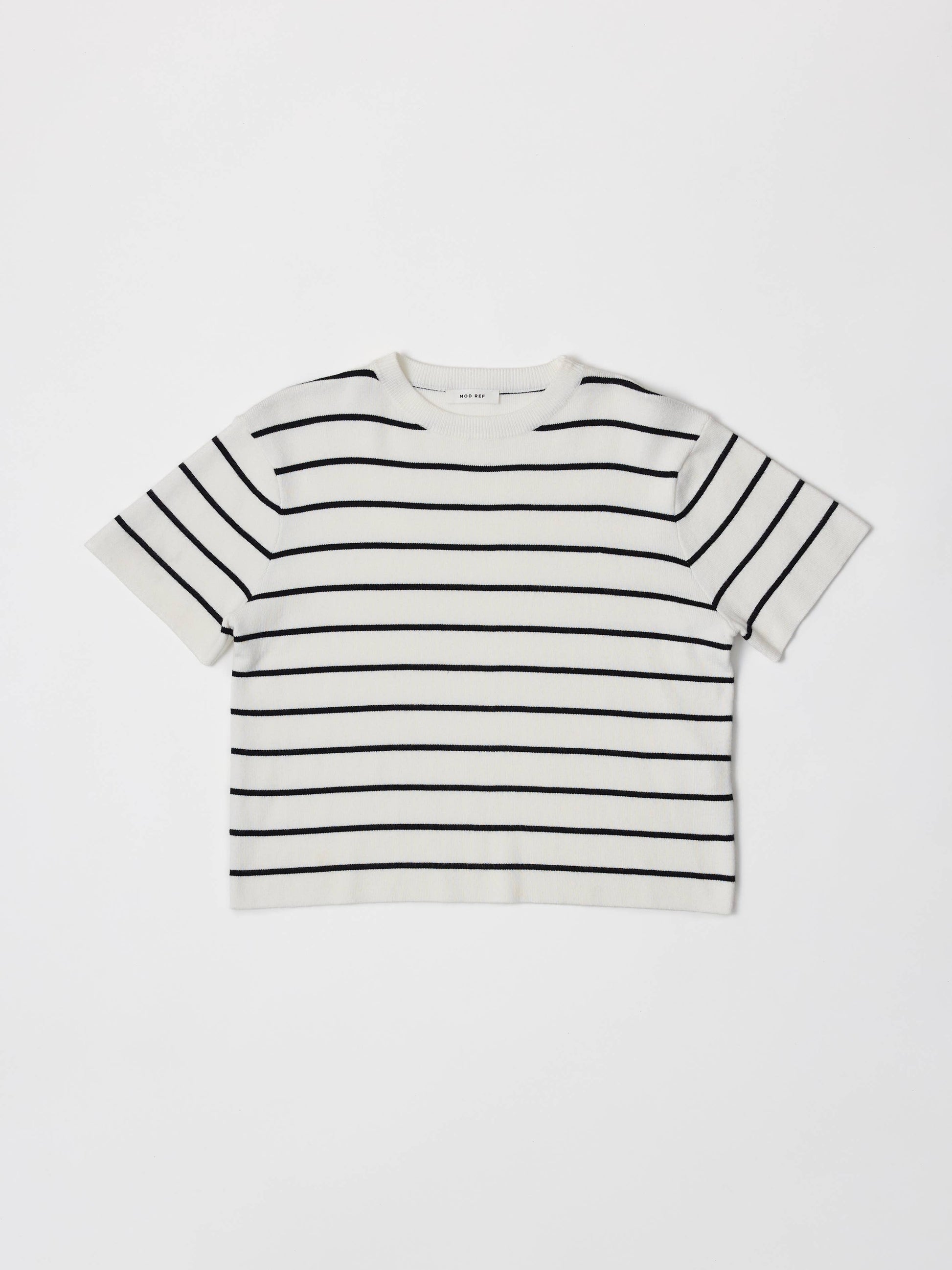 The Sade Top | Striped Boxy T-Shirt - Luxe EQ