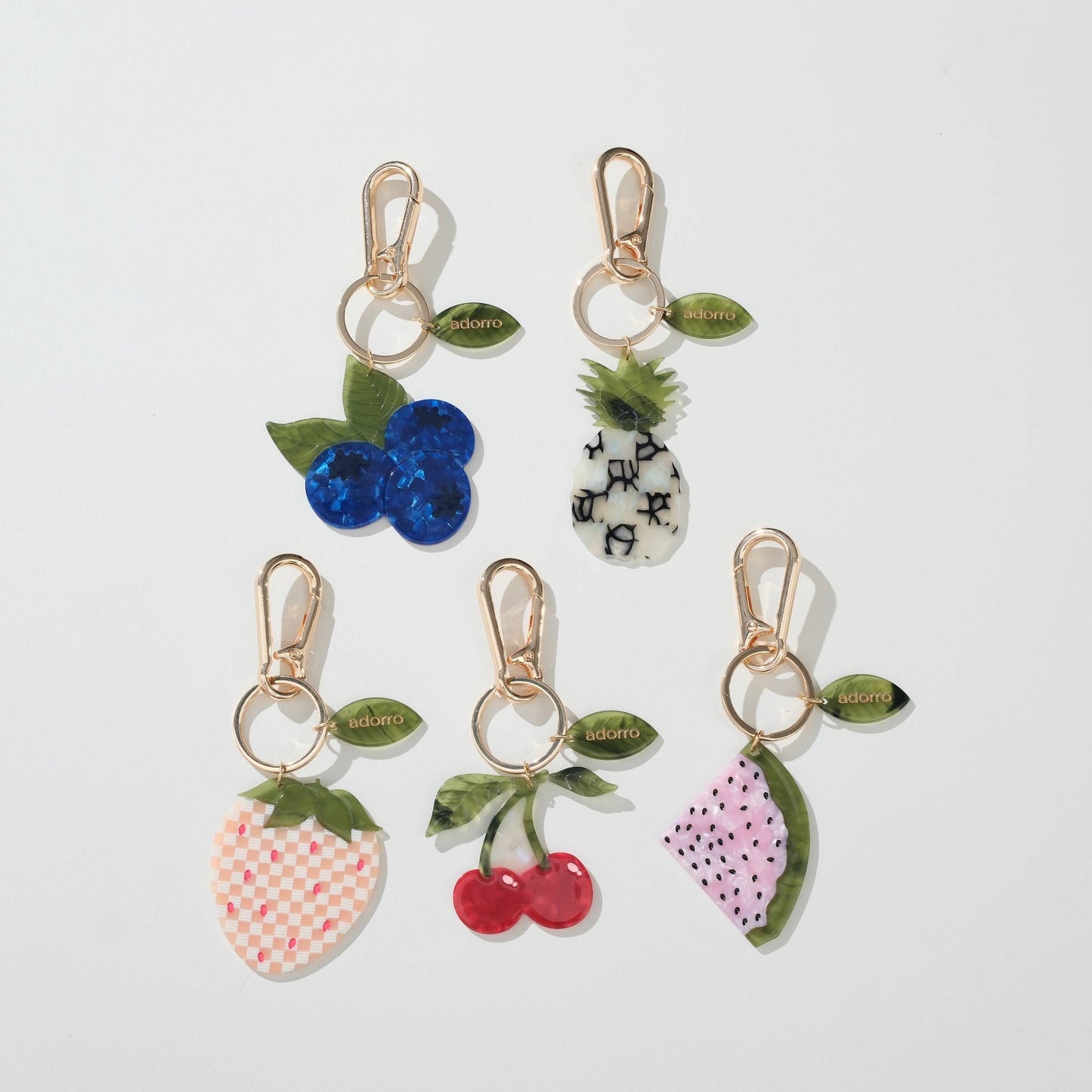 Cherry Bag Charm Keychain - Luxe EQ