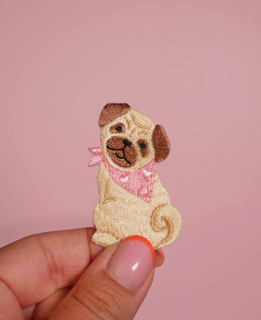 Pug Iron-On Patch