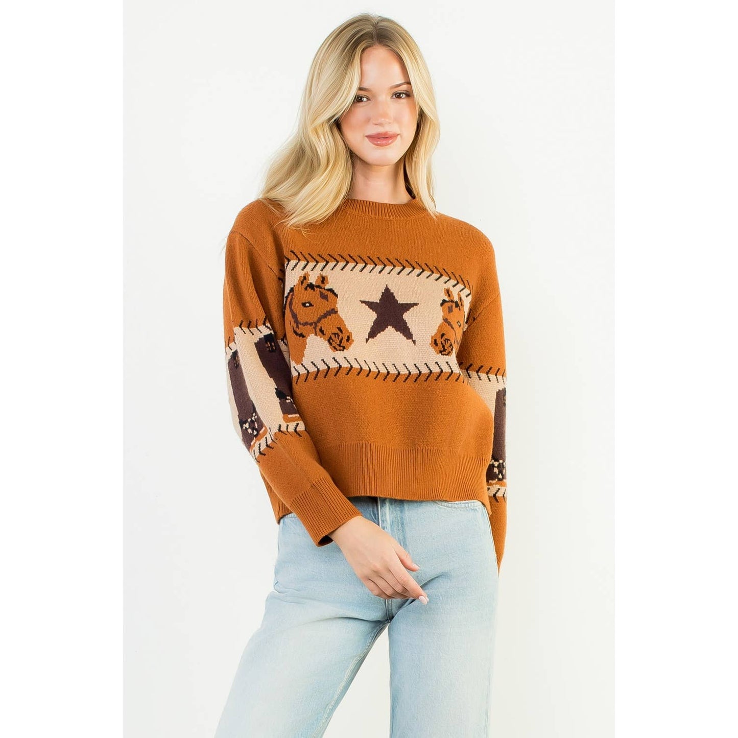 Long Sleeve Knit Sweater