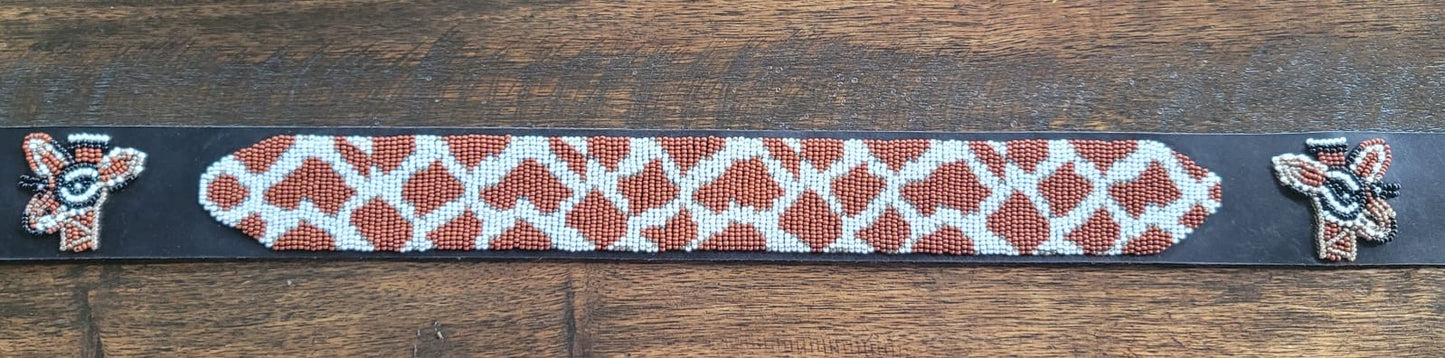 Zinj by Luxe Eq Belts Giraffe Collection