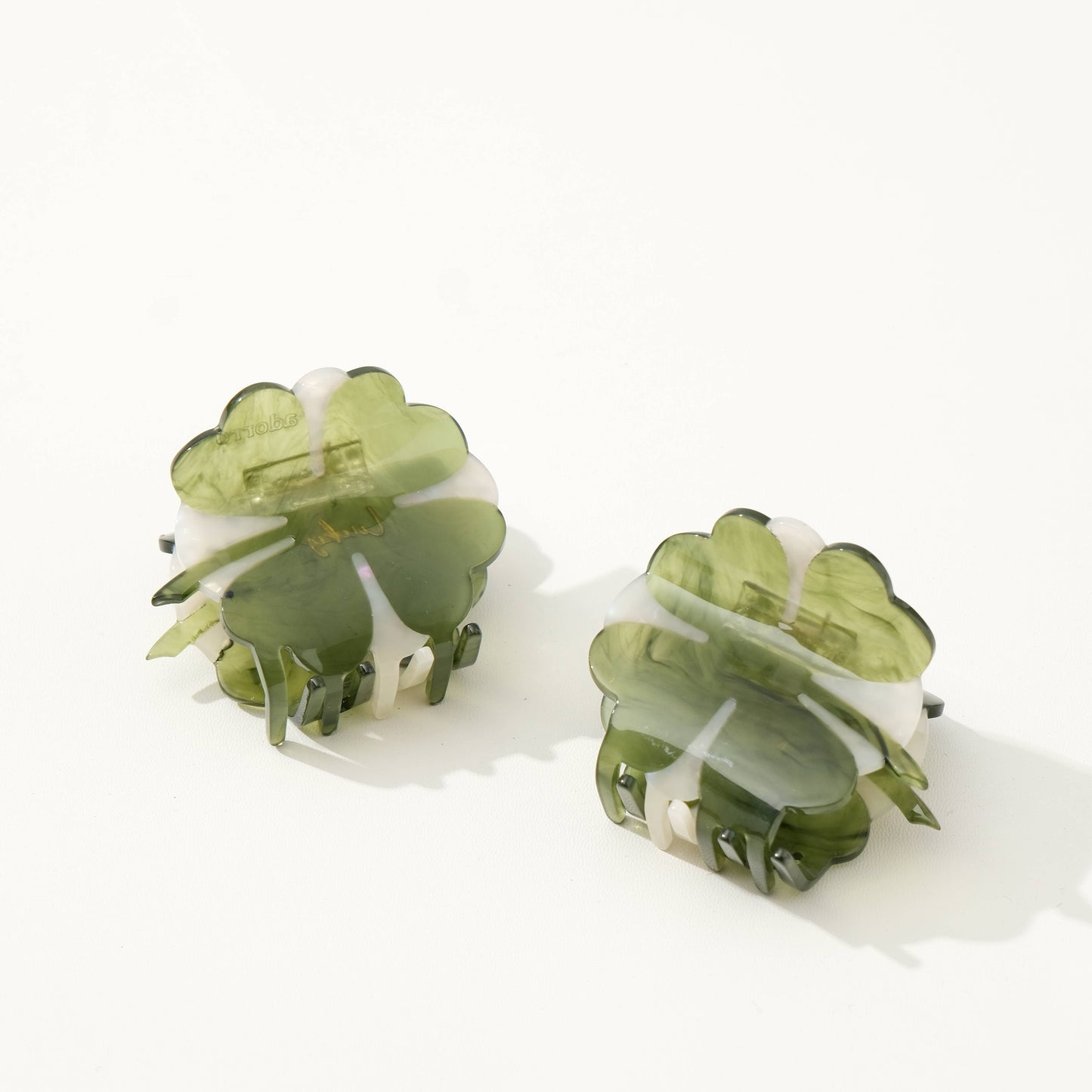 Lucky Four Leaf Clover Claw Clip - Small