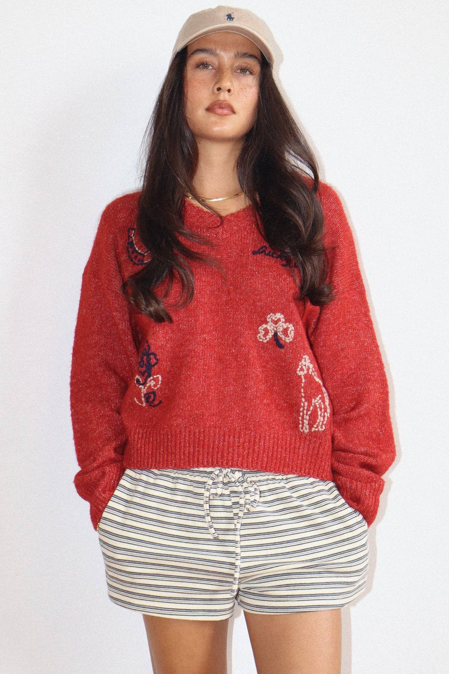 Lucky Baby Embroidered Sweater