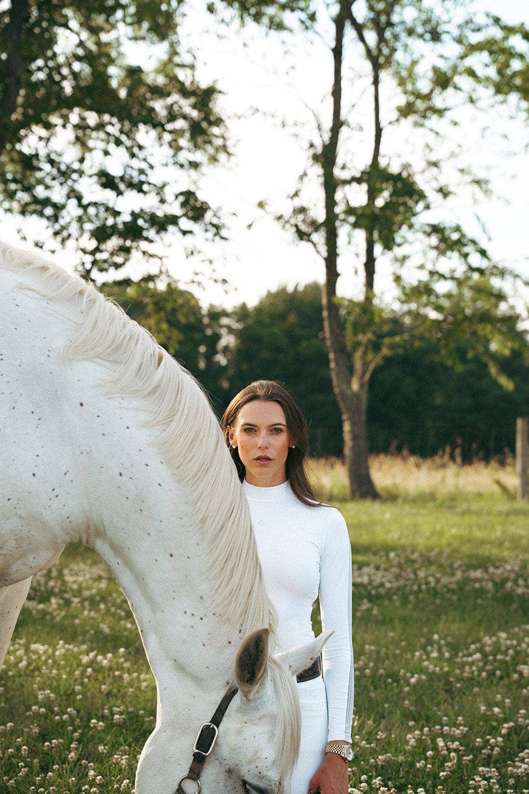 Camille Show Shirt | White