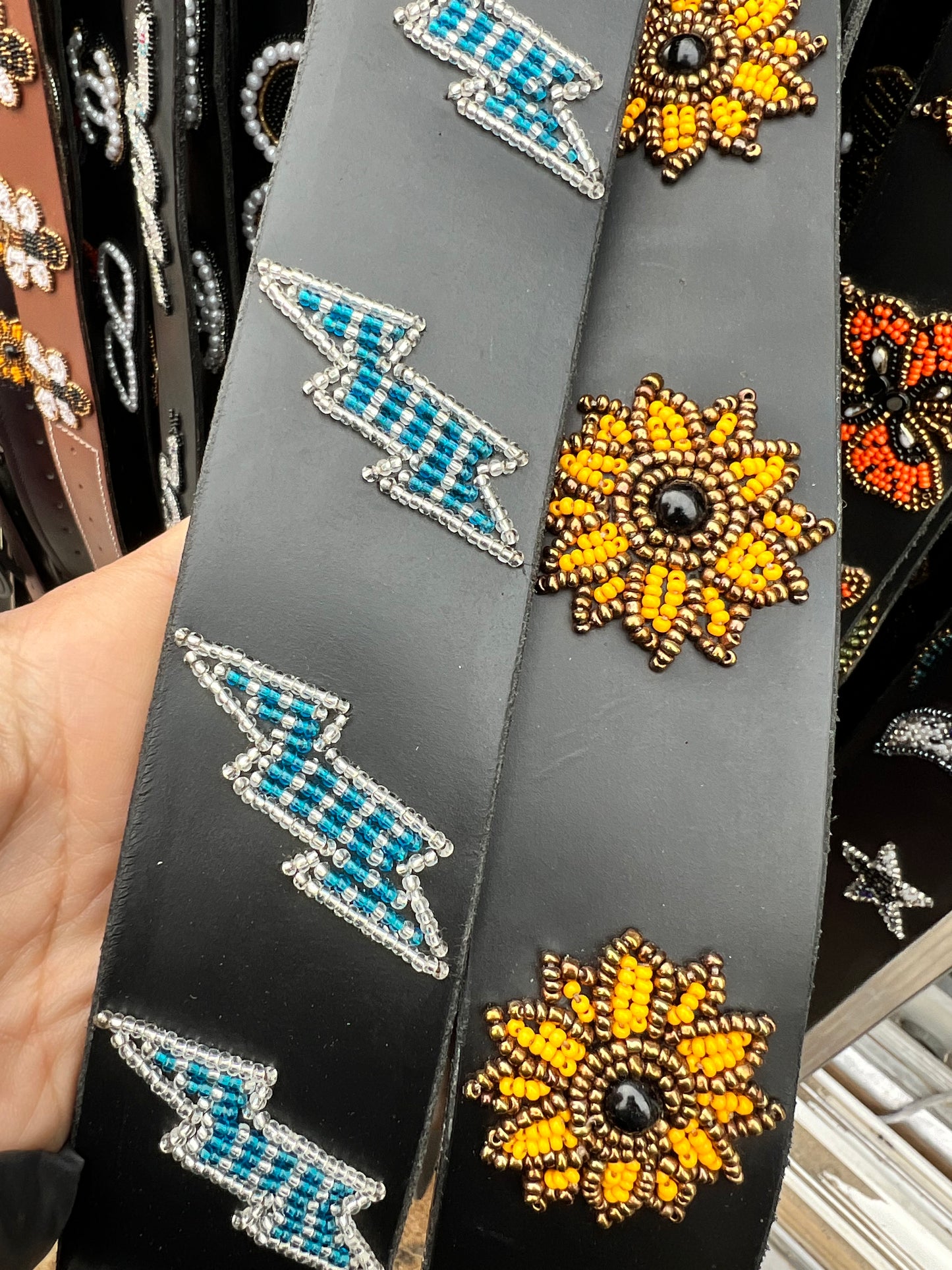 Zinj by Luxe EQ Belts Lightening Bolt Collection