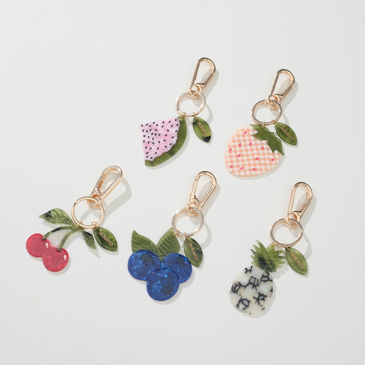 Cherry Bag Charm Keychain - Luxe EQ