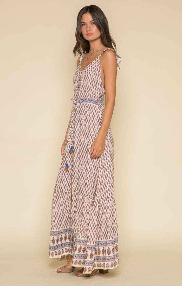 Avah Ruffle Strap Maxi - Luxe EQ