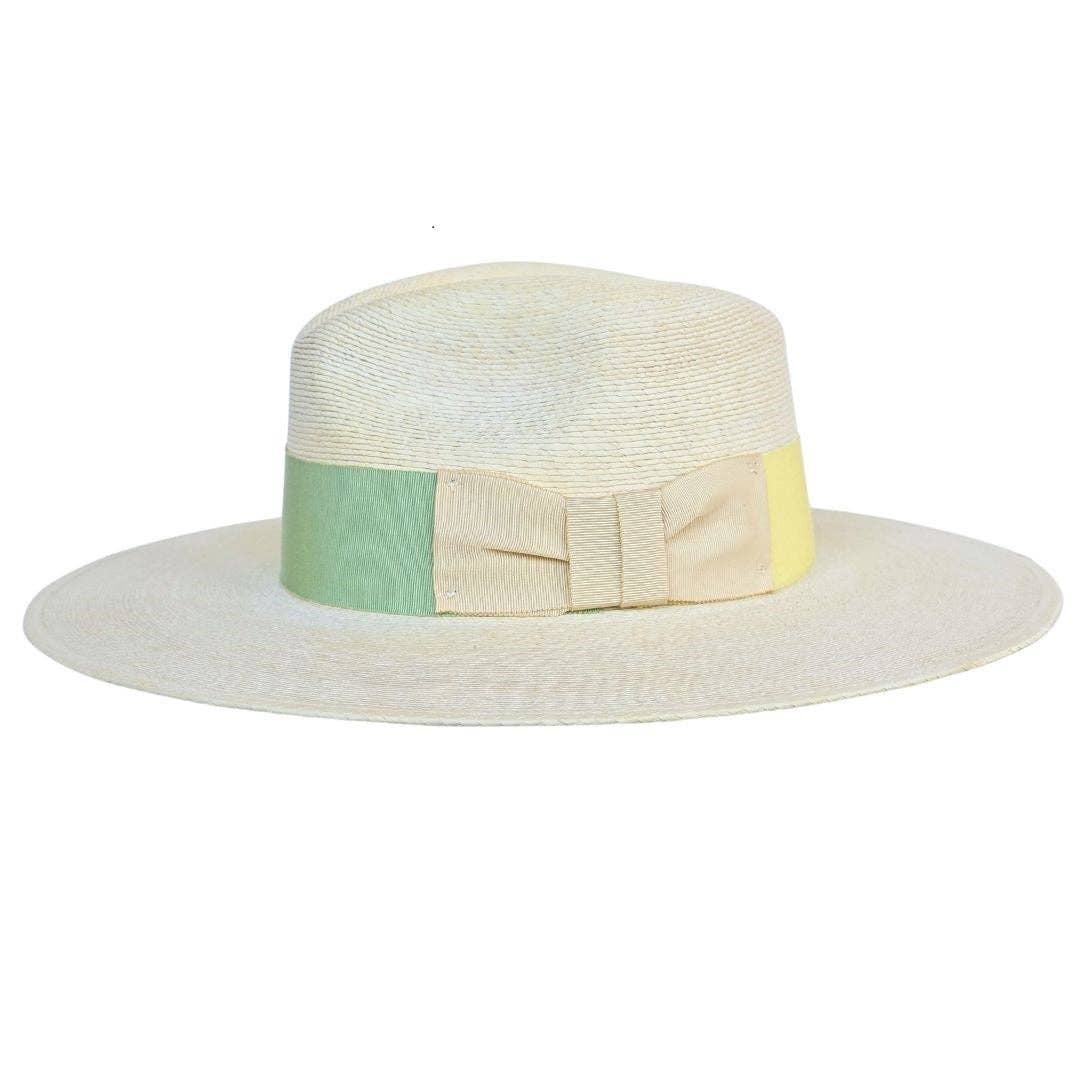 Gemma Straw Indiana Crown Hat - Luxe EQ