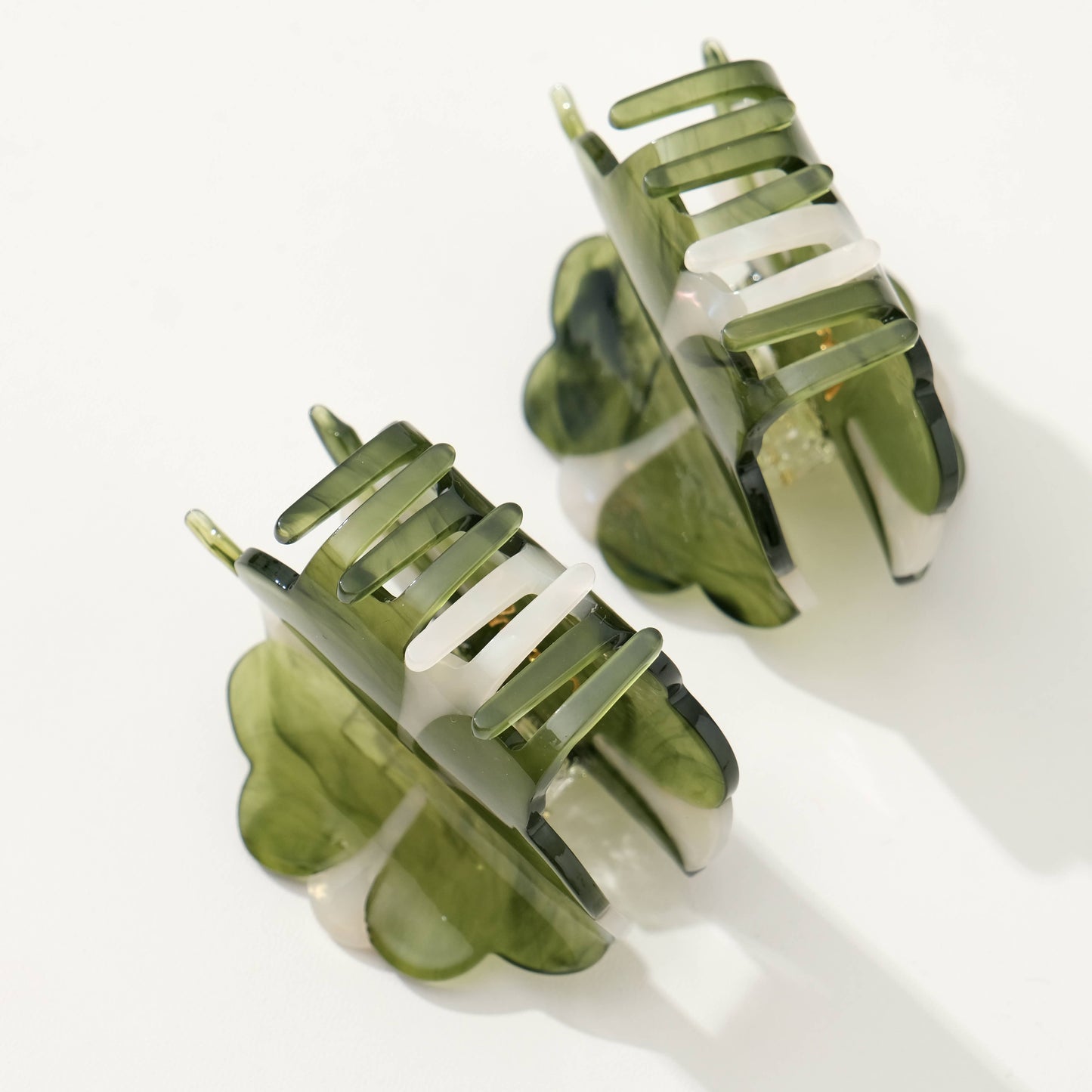 Lucky Four Leaf Clover Claw Clip - Small