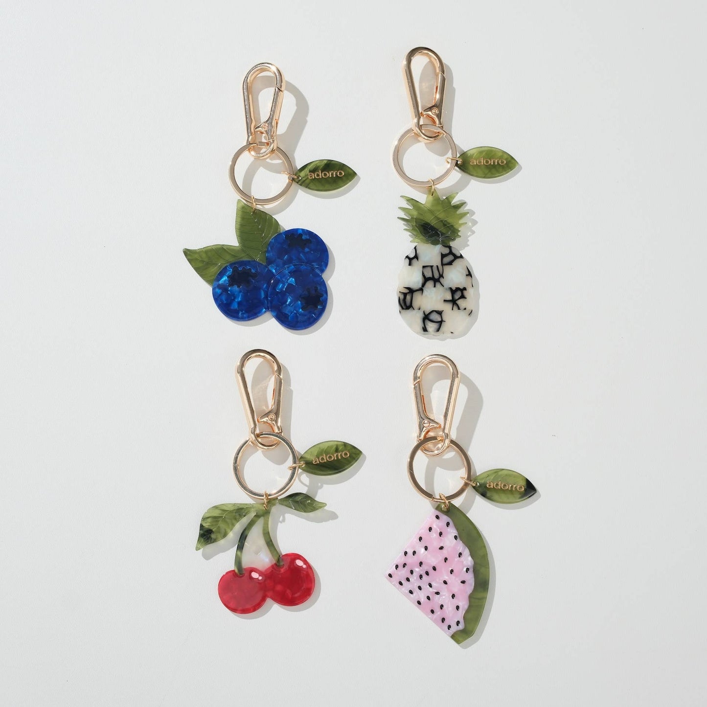 Cherry Bag Charm Keychain - Luxe EQ