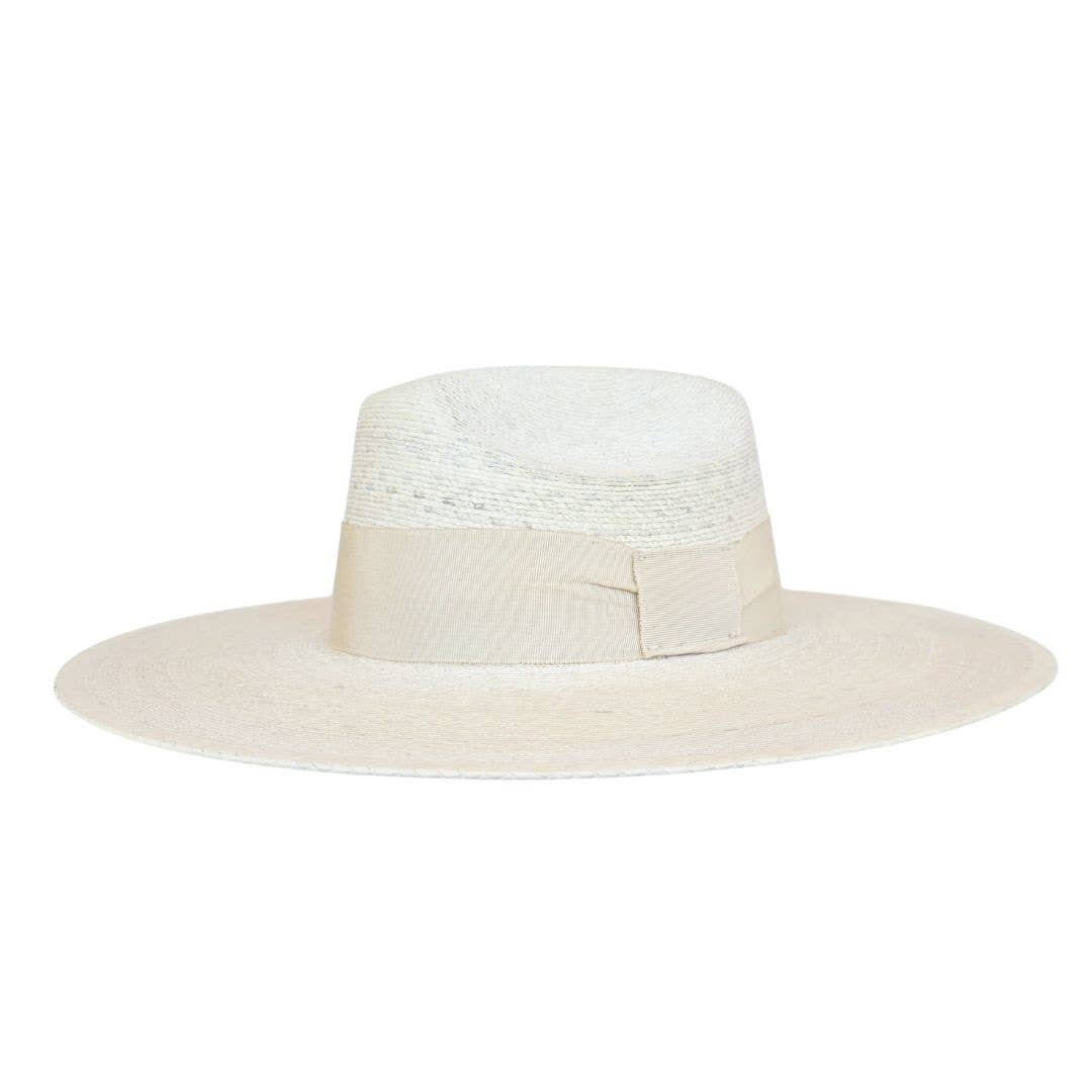 Chloé Straw Truman Crown Hat- Off white - Luxe EQ
