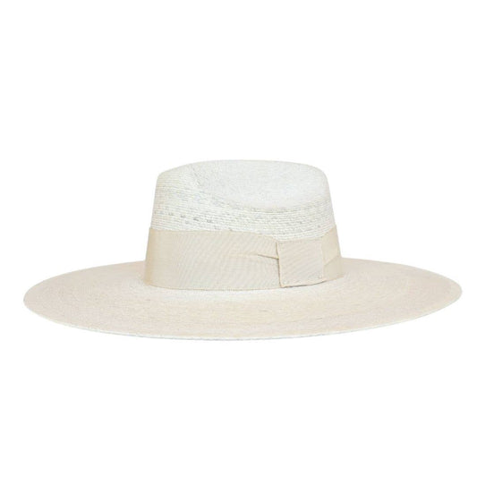 Chloé Straw Truman Crown Hat- Off white - Luxe EQ