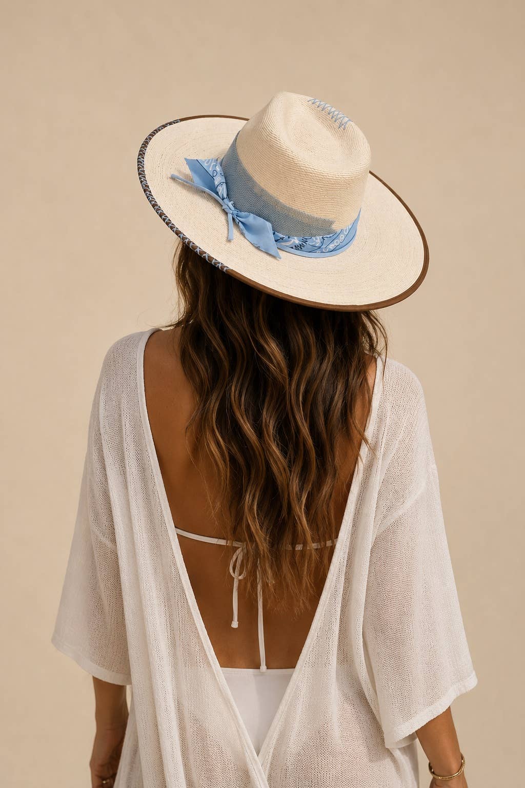 Polina Straw Indiana Crown Hat - Luxe EQ
