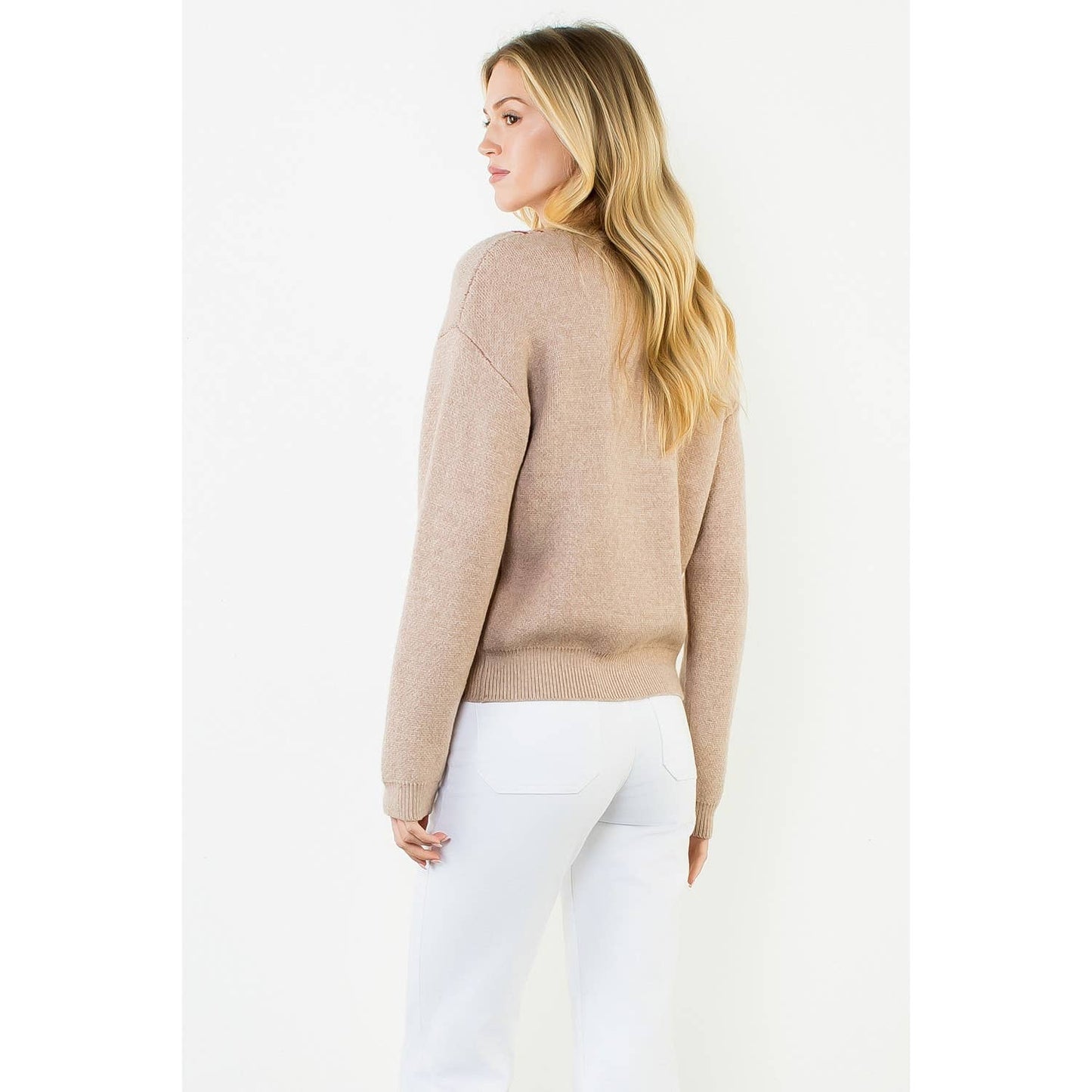 Horse Head Print Sweater