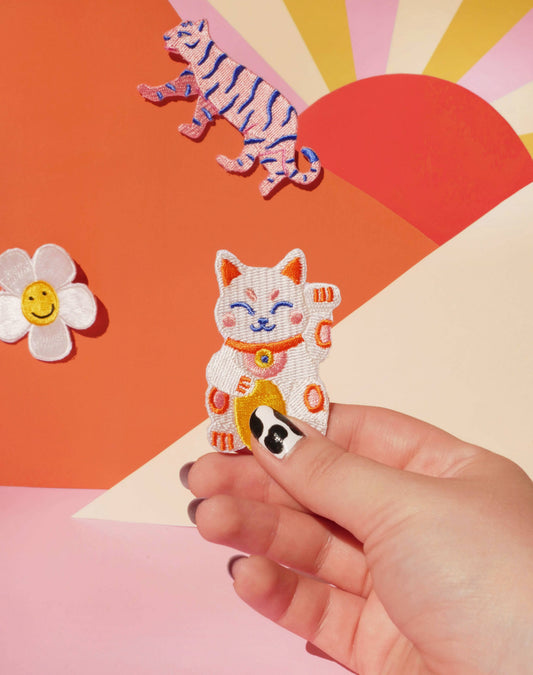 Iron-On Patch Lucky Cat - Luxe EQ