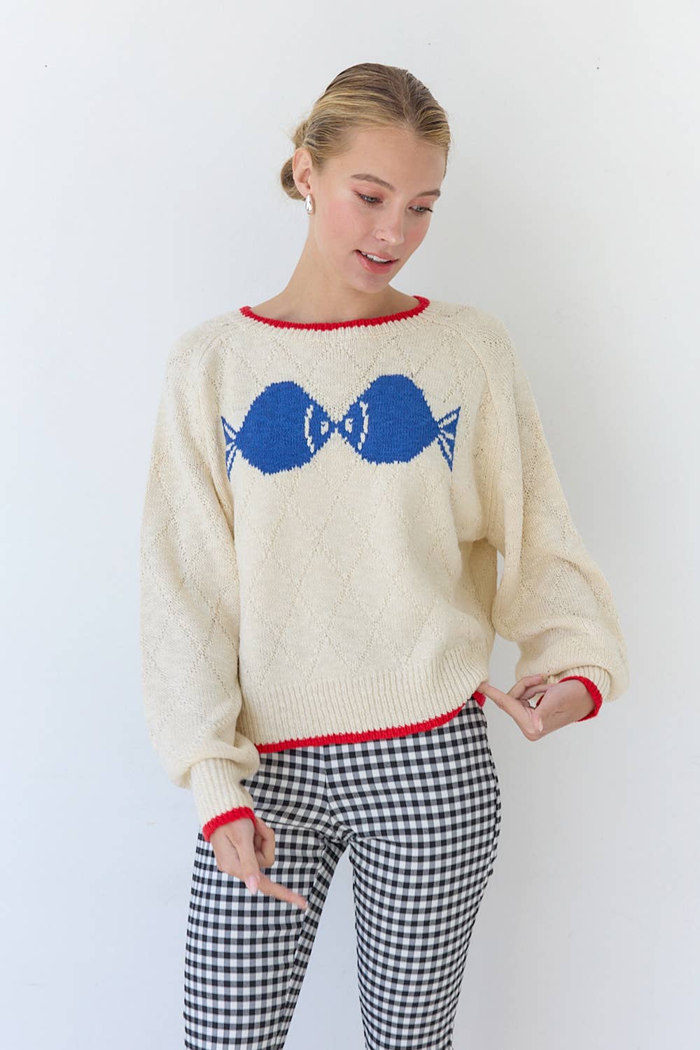 Kissing Fish Sweater - RSW1084 - Luxe EQ