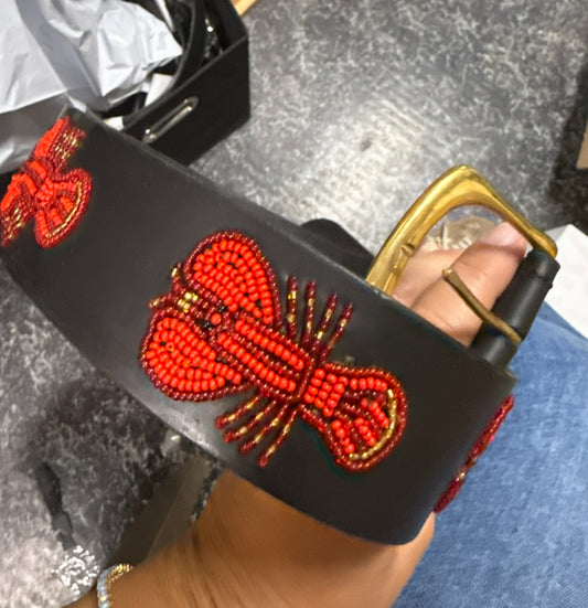 Zinj by Luxe Eq Belts Lobster Collection