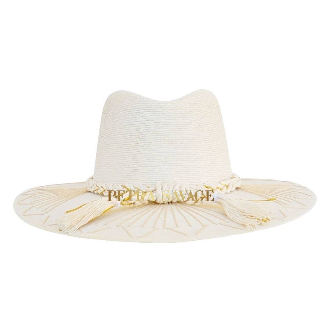 The Eye Straw Indiana Crown Hat - Luxe EQ