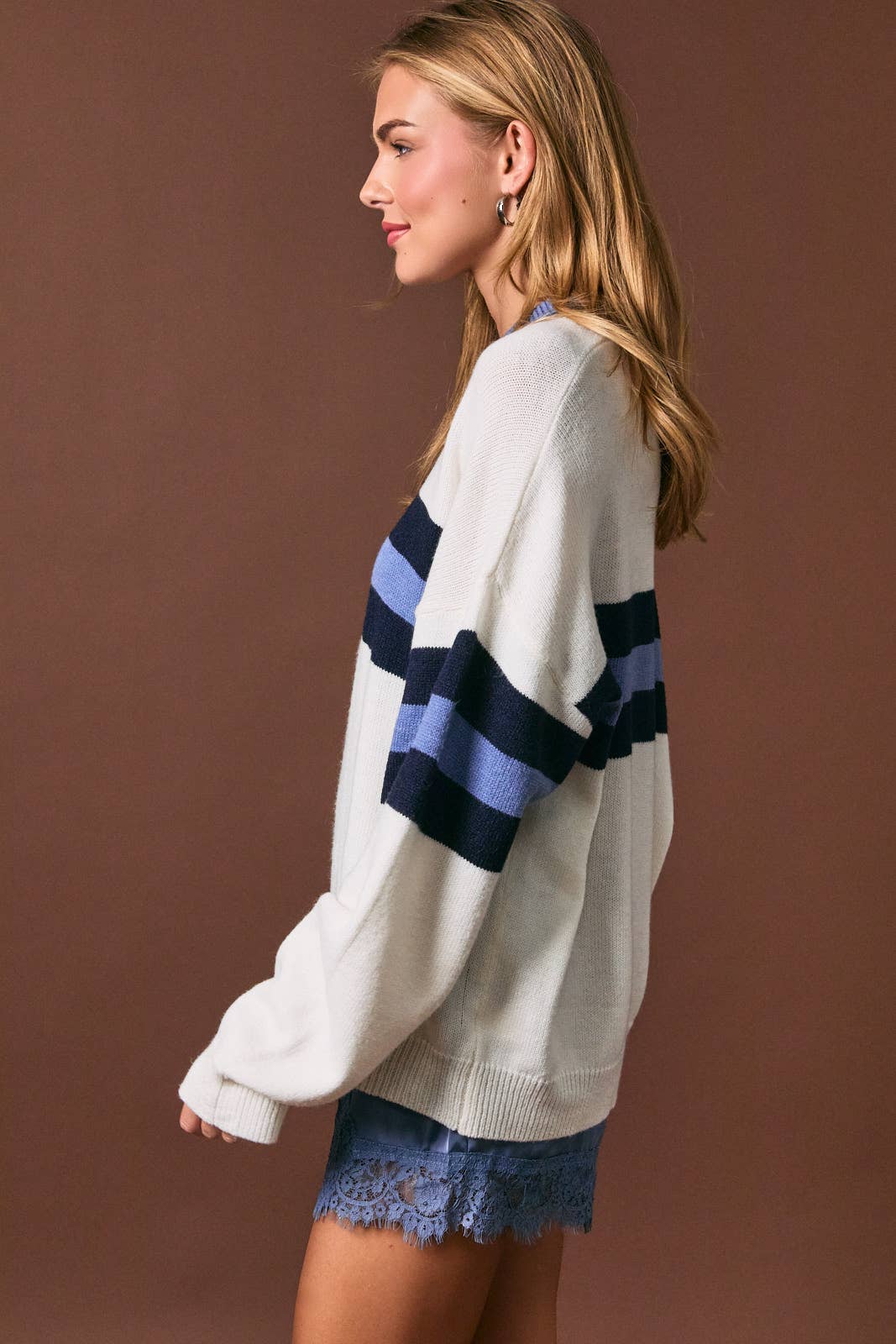 RUGBY KNIT SWEATER TOP