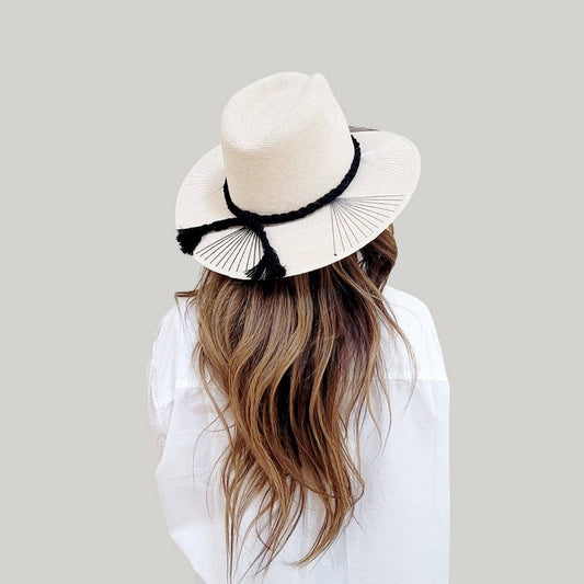 Maggie Straw Indiana Crown Hat - Luxe EQ
