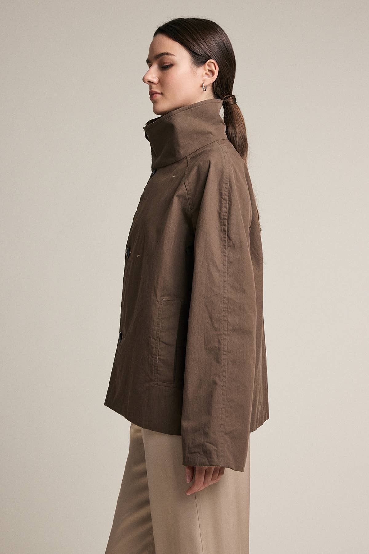 Reversible Plaid Button Jacket - RJ1153 - Luxe EQ