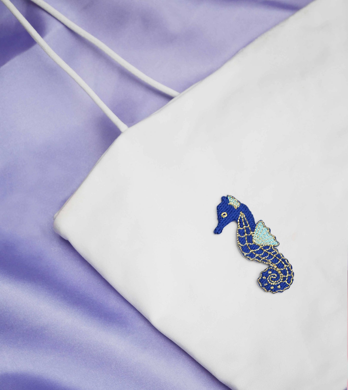 Iron-On Seahorse Patch