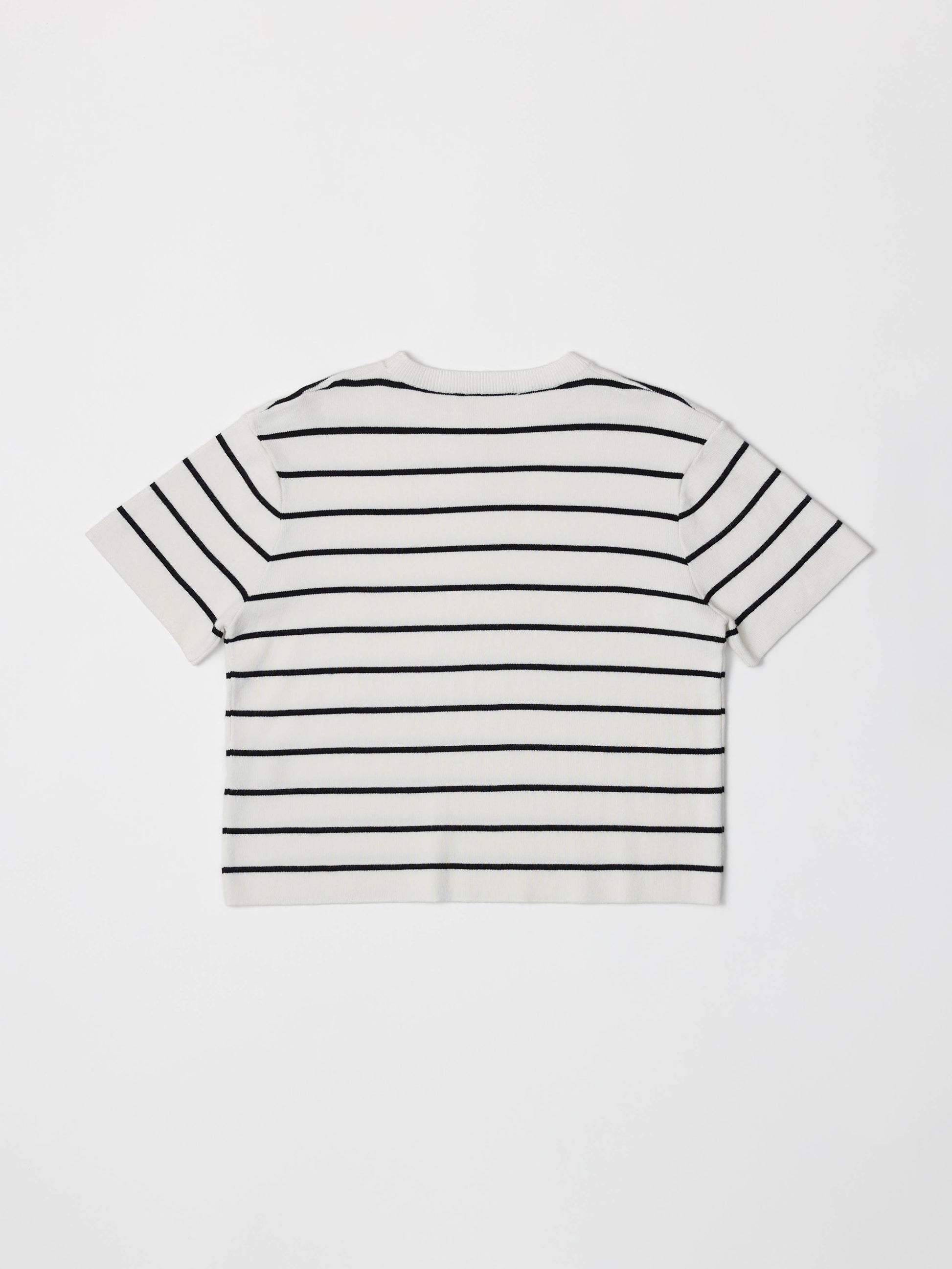 The Sade Top | Striped Boxy T-Shirt - Luxe EQ