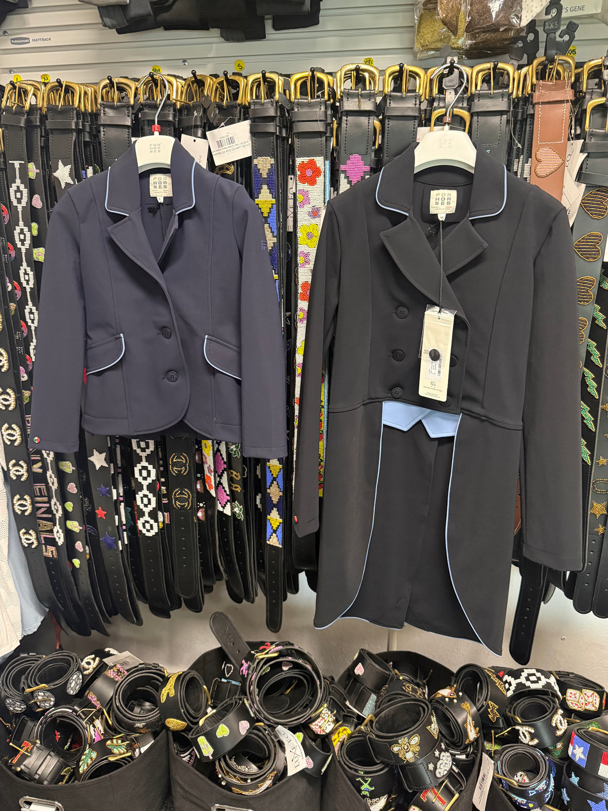 For Horses Cecelia Junior Show Jacket Custom with Piping - Luxe EQ