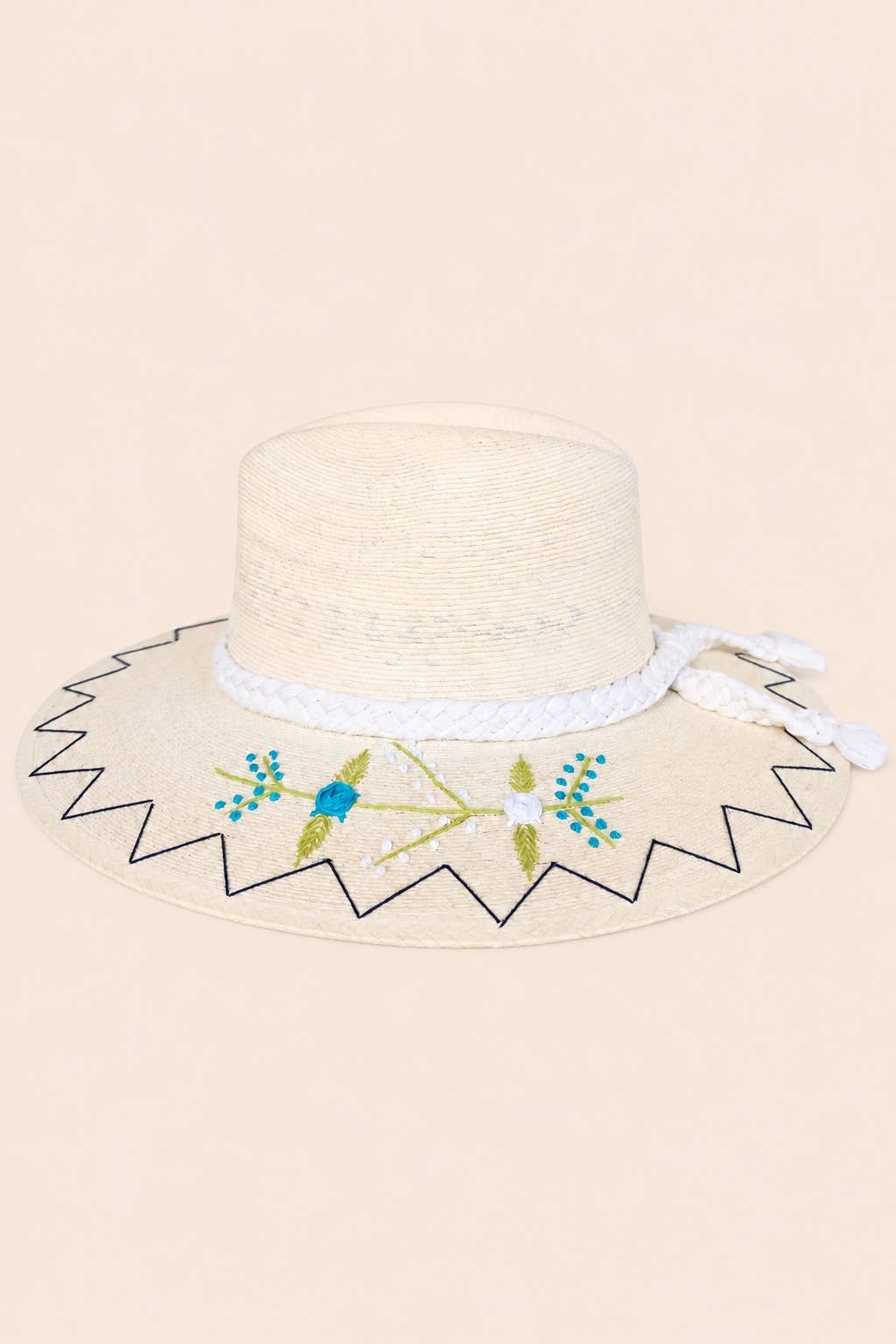 Evanthia Straw Indiana Crown Hat - Luxe EQ