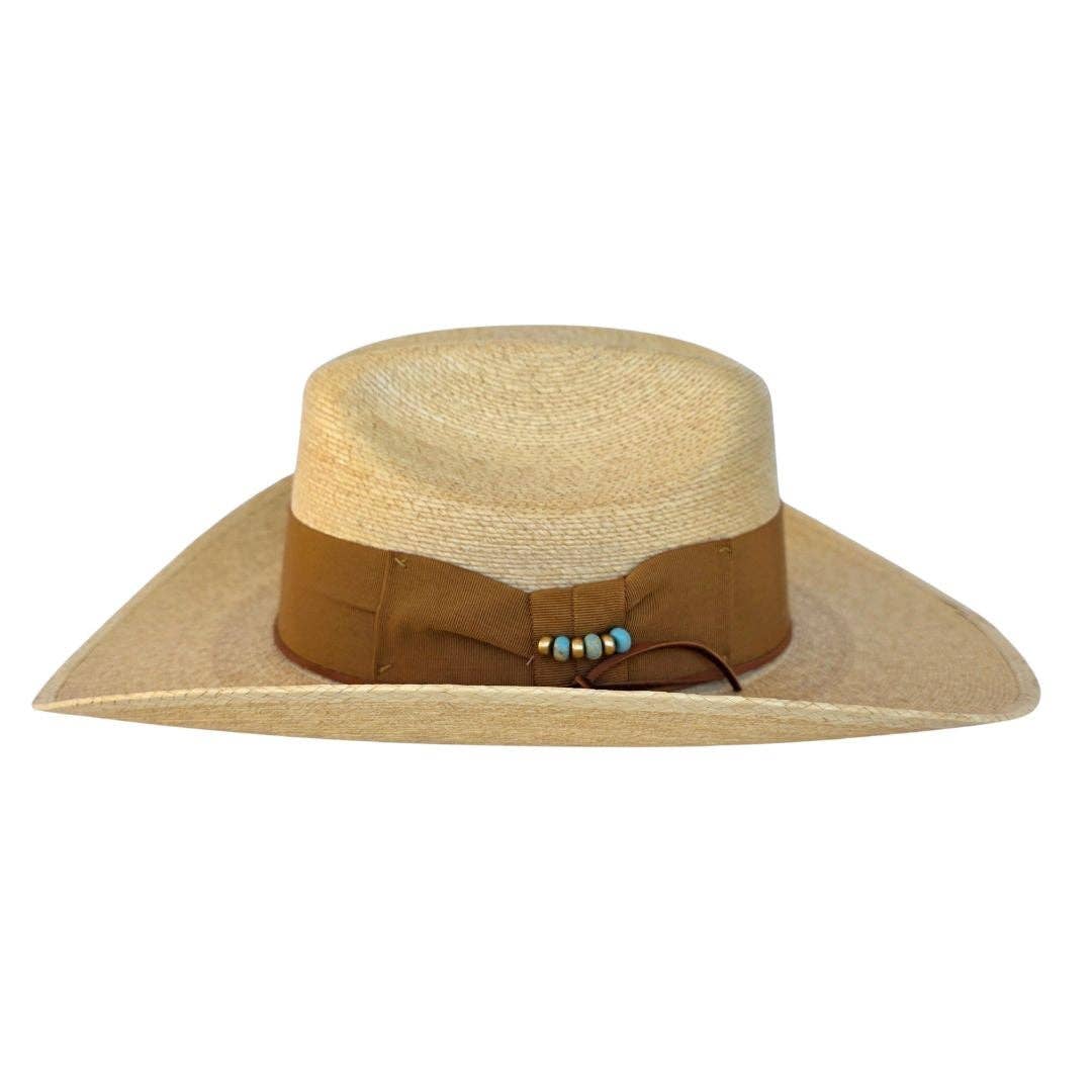 Haven Straw Cowboy Crown Hat - Tan - Luxe EQ
