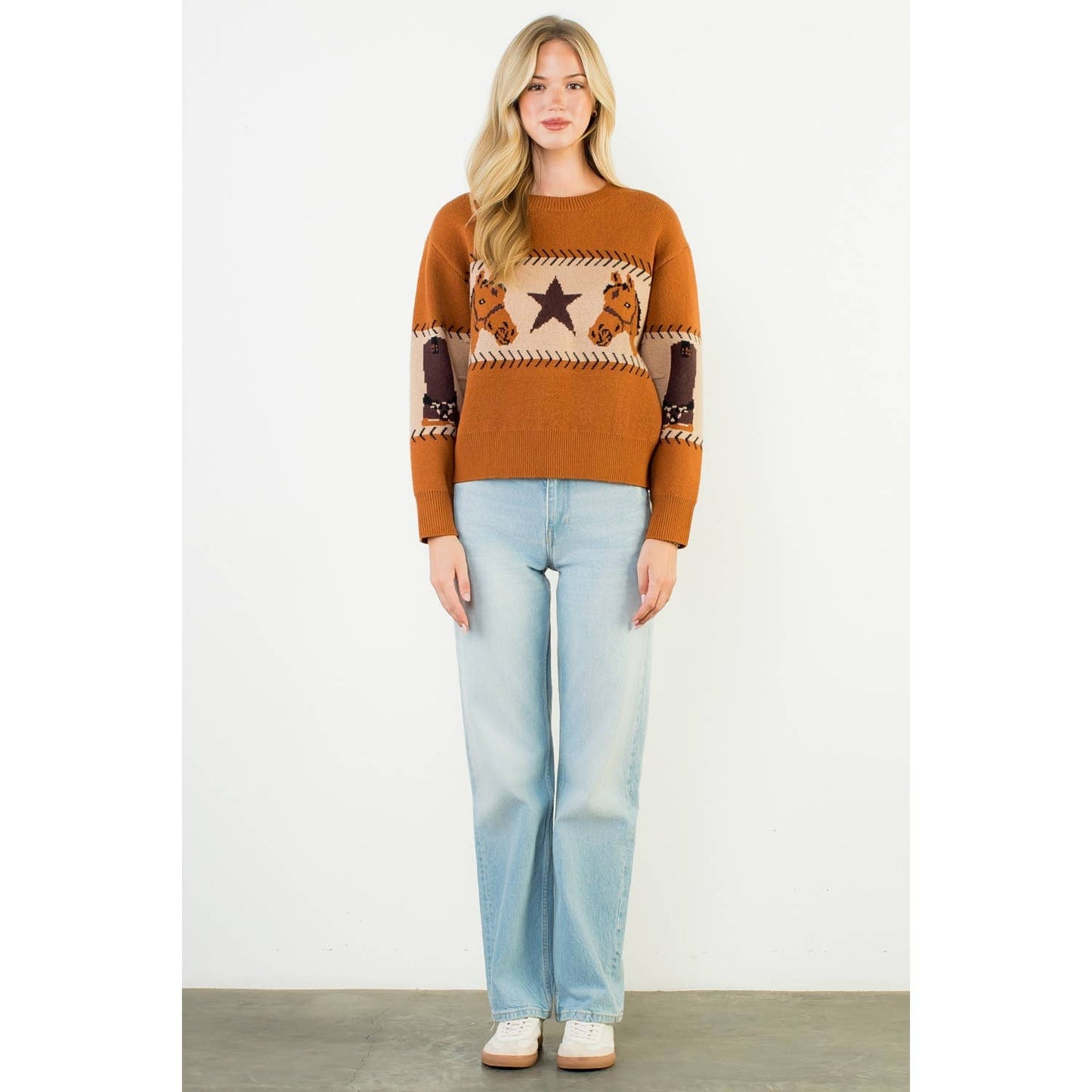 Long Sleeve Knit Sweater