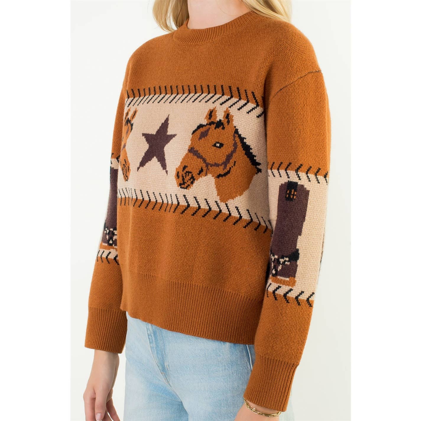 Long Sleeve Knit Sweater
