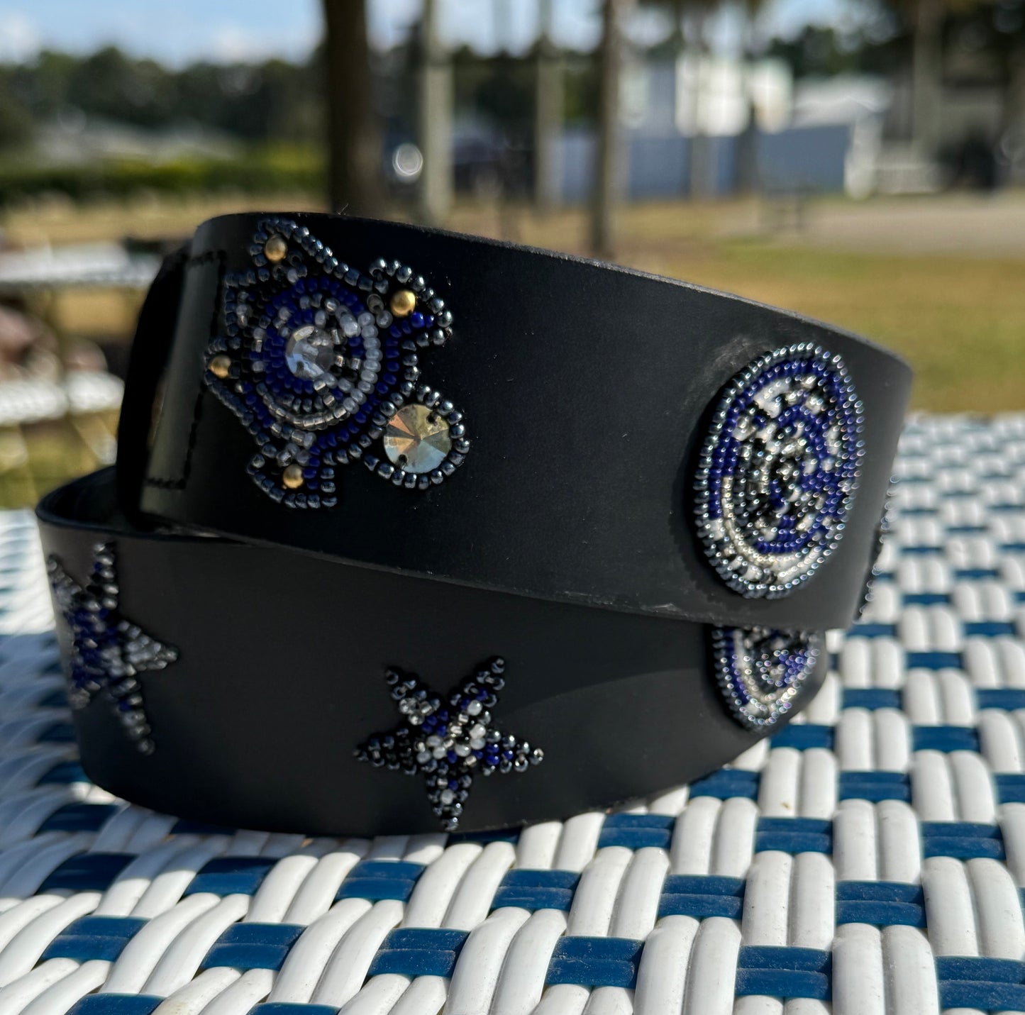 Zinj By Luxe EQ Size Small/Medium Beaded Belts A-M