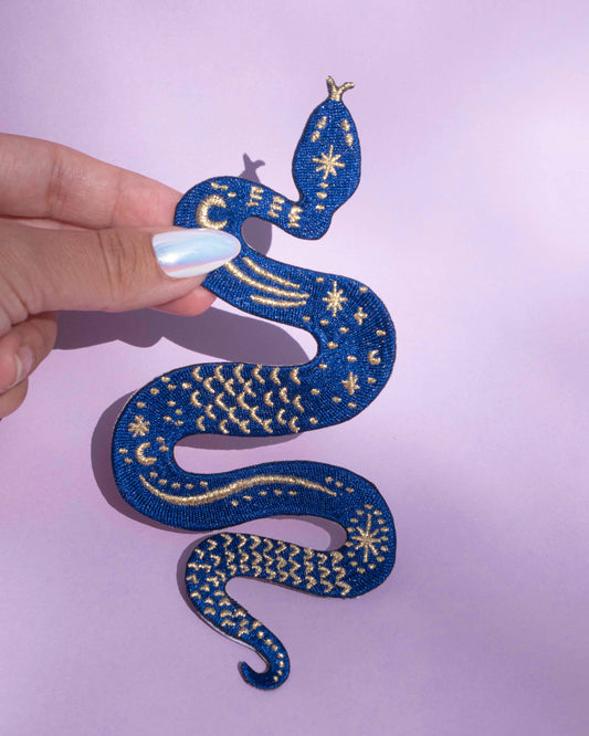 Iron-On Patch Snake XL