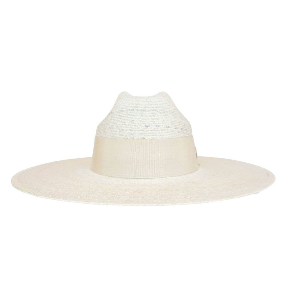 Chloé Straw Truman Crown Hat- Off white - Luxe EQ