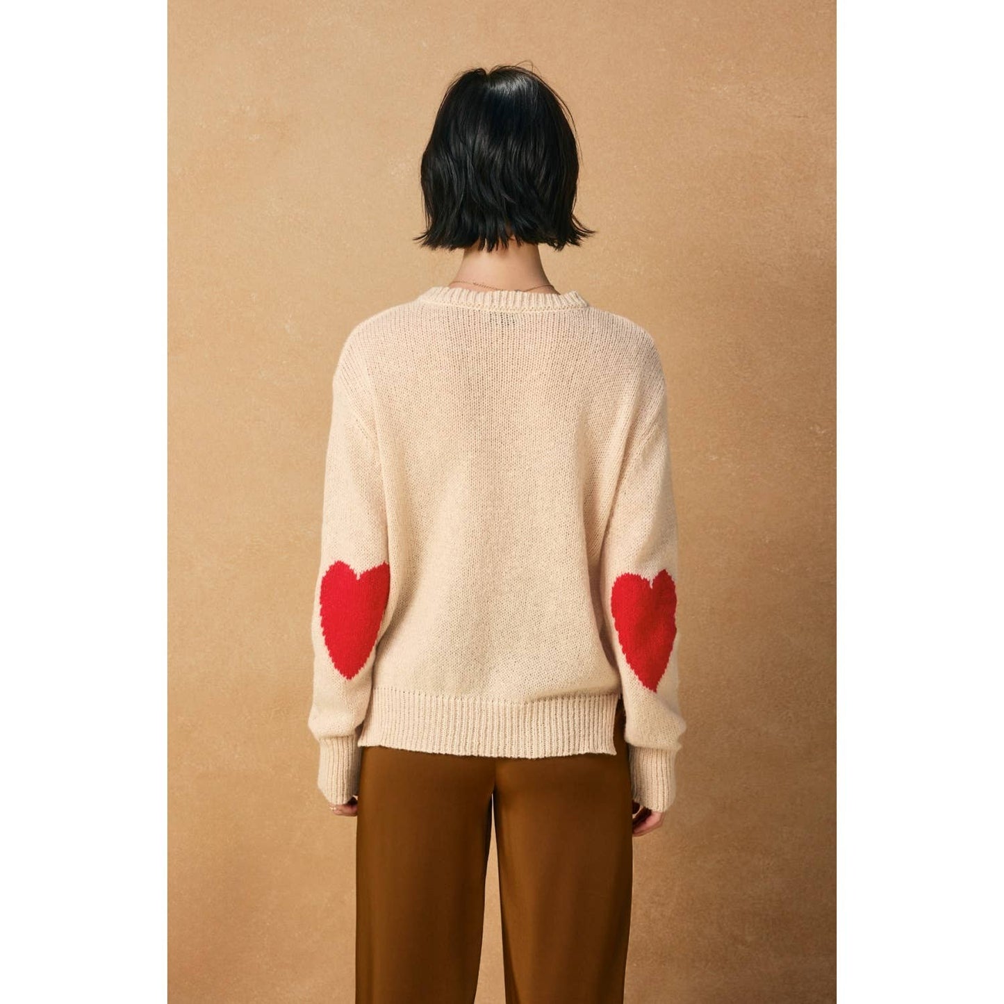 Broken Heart Relaxed Sweater - Luxe EQ