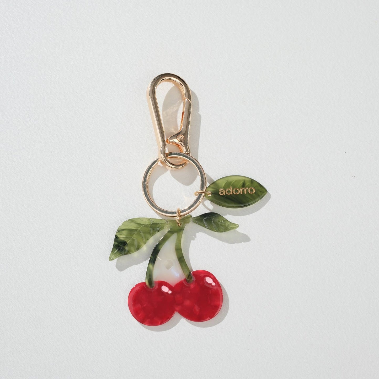 Cherry Bag Charm Keychain - Luxe EQ