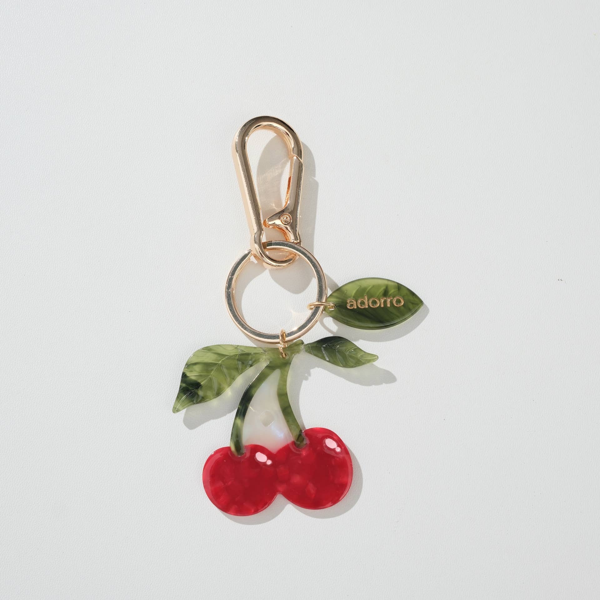 Cherry Bag Charm Keychain - Luxe EQ