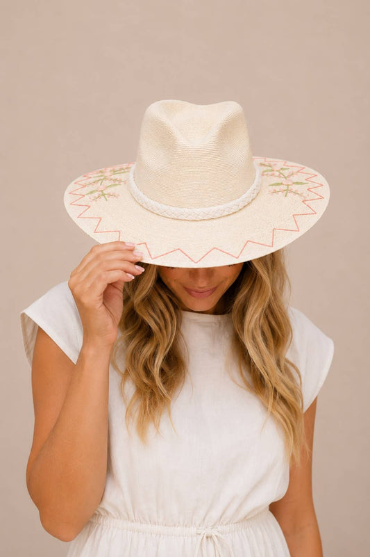 Pelagia Straw Indiana Crown Hat - Luxe EQ