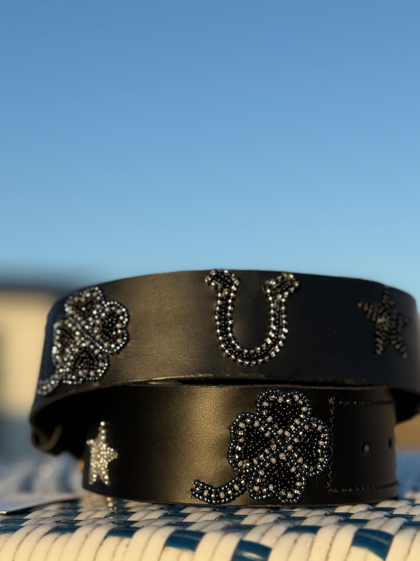 Zinj by Luxe Eq Belts Clover Collection