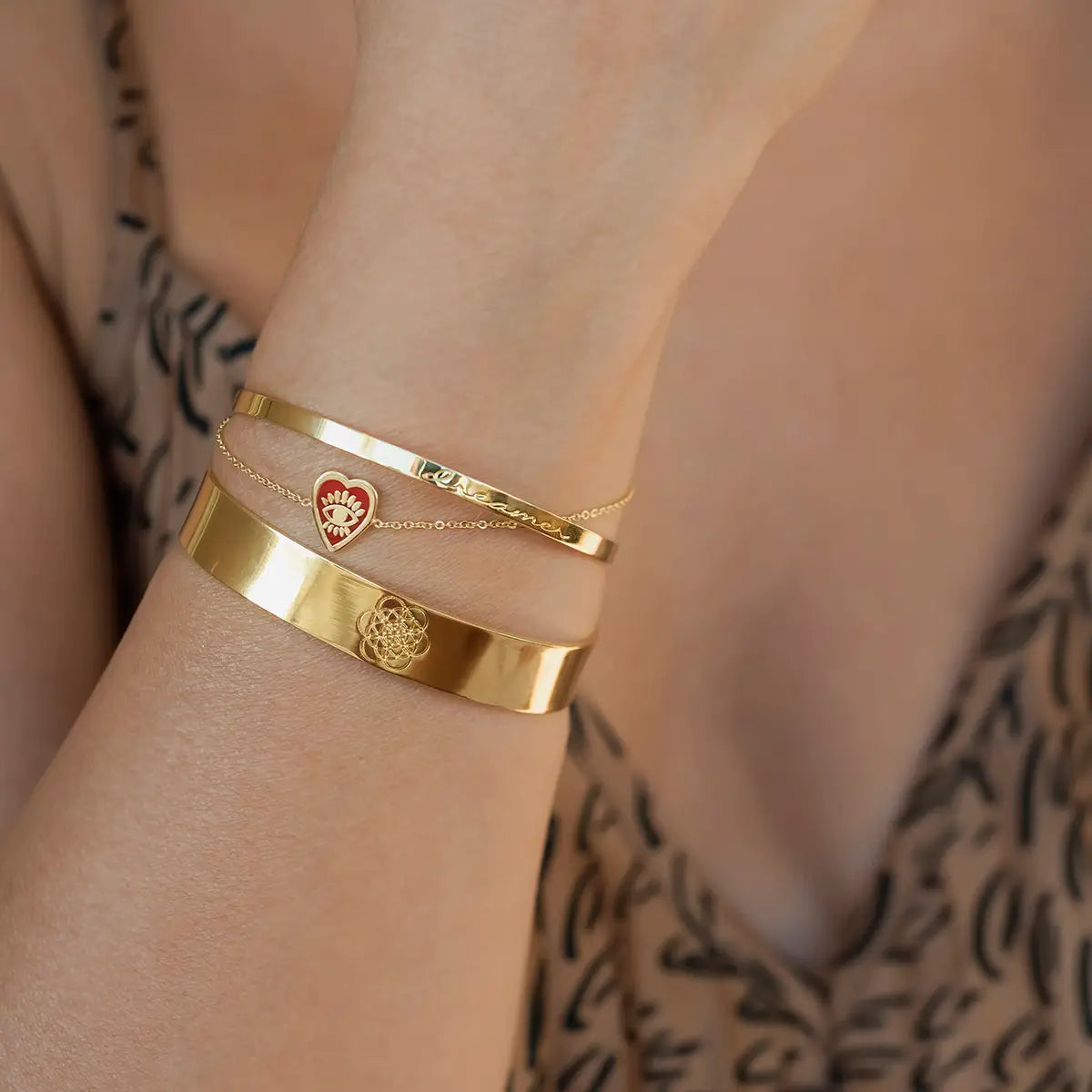 Atelier Petites Pierres Dreamer Cuff Bracelet - Luxe EQ