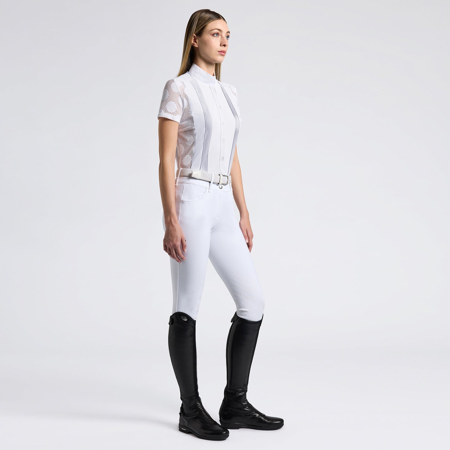 Cavalleria Toscana CAD272 Women's Technical Jaquard & Jersey w/ Buttons