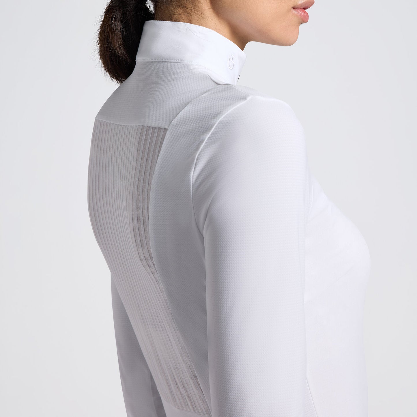CAVALLERIA TOSCANA CAD283 JERSEY L/S SHIRT WITH JACQUARD INSERT - Luxe EQ