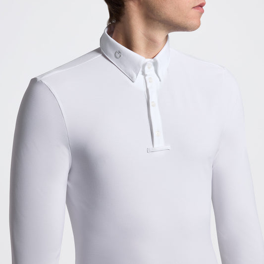 Cavalleria Toscana CAU257 MEN'S LONG SLEEVE COMPETITION SHIRT - Luxe EQ
