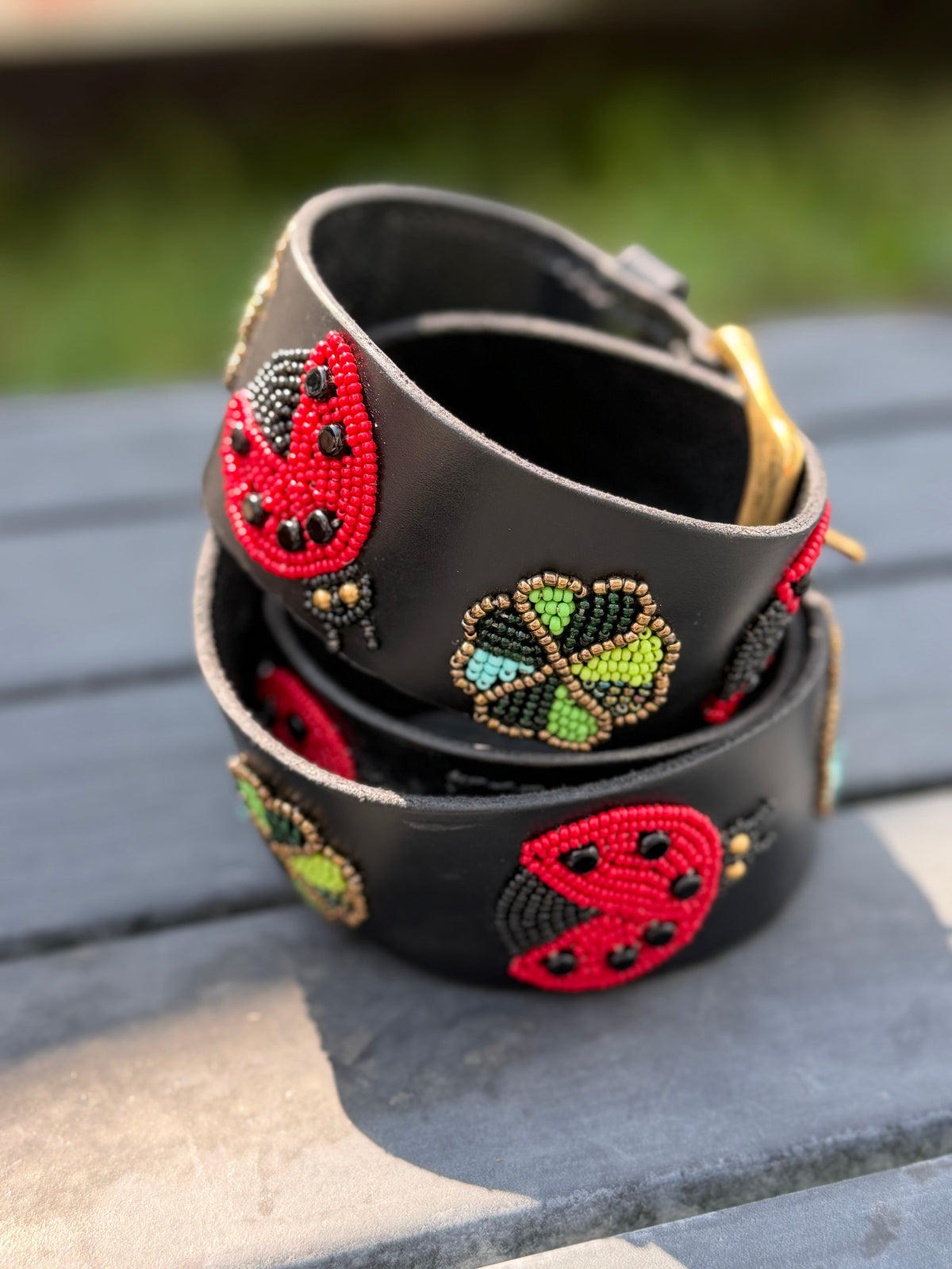 Luxe Lucky Belts by Zinj Ladybug Collection - Luxe EQ